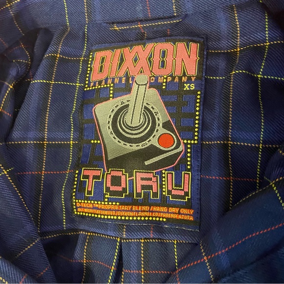 DIXXON Flannel Company TORU Long Sleeve Navy Blue Button Up NWT Men’s Size XS - Picture 5 of 10
